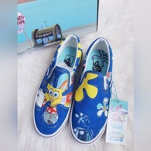 Vans Limited Edition SpongeBob Collaboration Shoes With Tags/Box